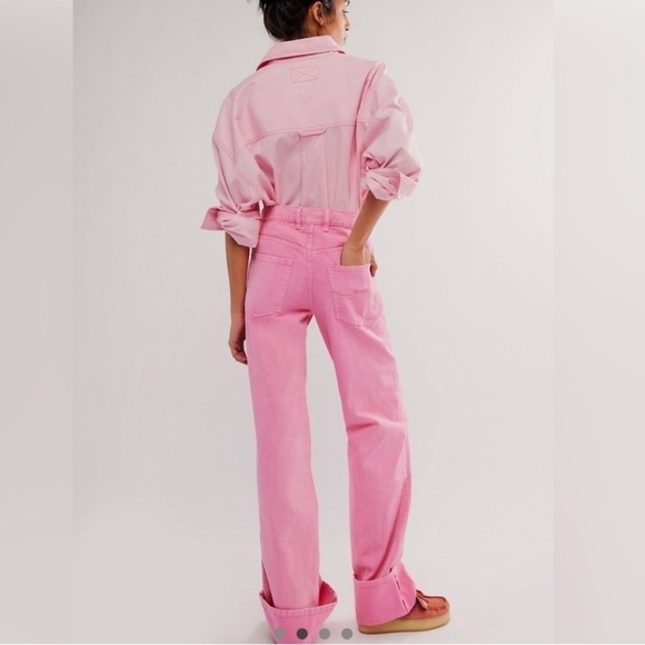 NEW SER.O.YA MARGOT CUFFED BOYFRIEND JEANS NWT slouchy baggy distressed Seroya - Picture 4 of 17